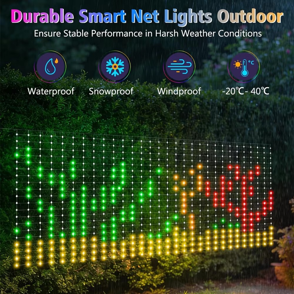 Novelty Christmas Net Lights S - огляд і ціна Lighting Christmas Decor