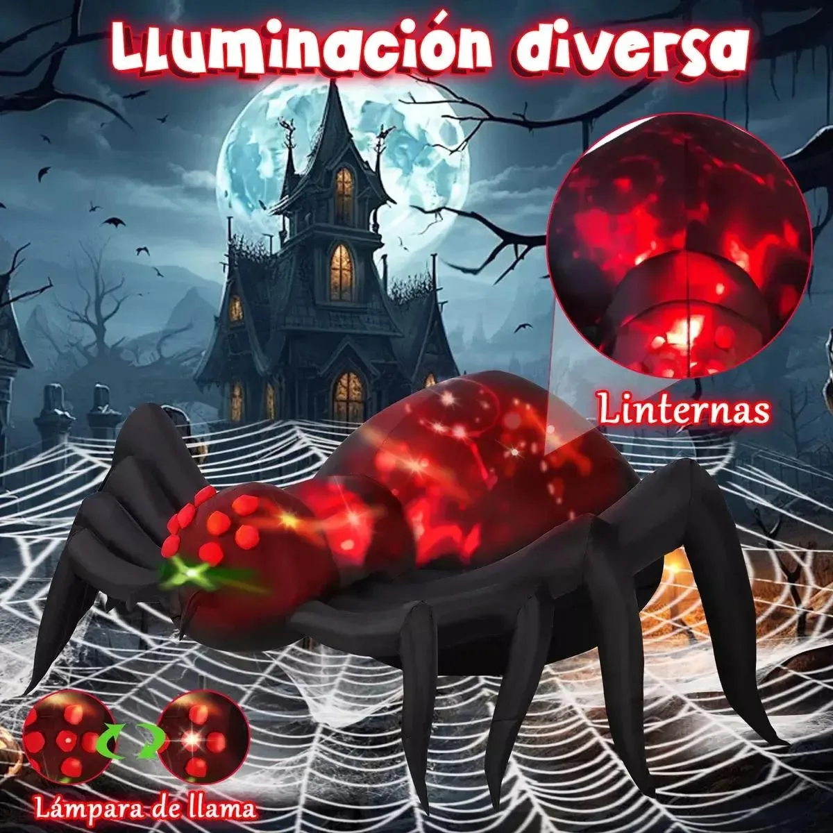 6FT Halloween Inflatable toys  - огляд і ціна Up Lighting Decor