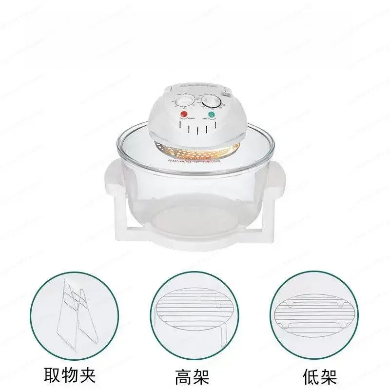 17L Glass Visual Air Fryer Ove - огляд і ціна Lighting Visual