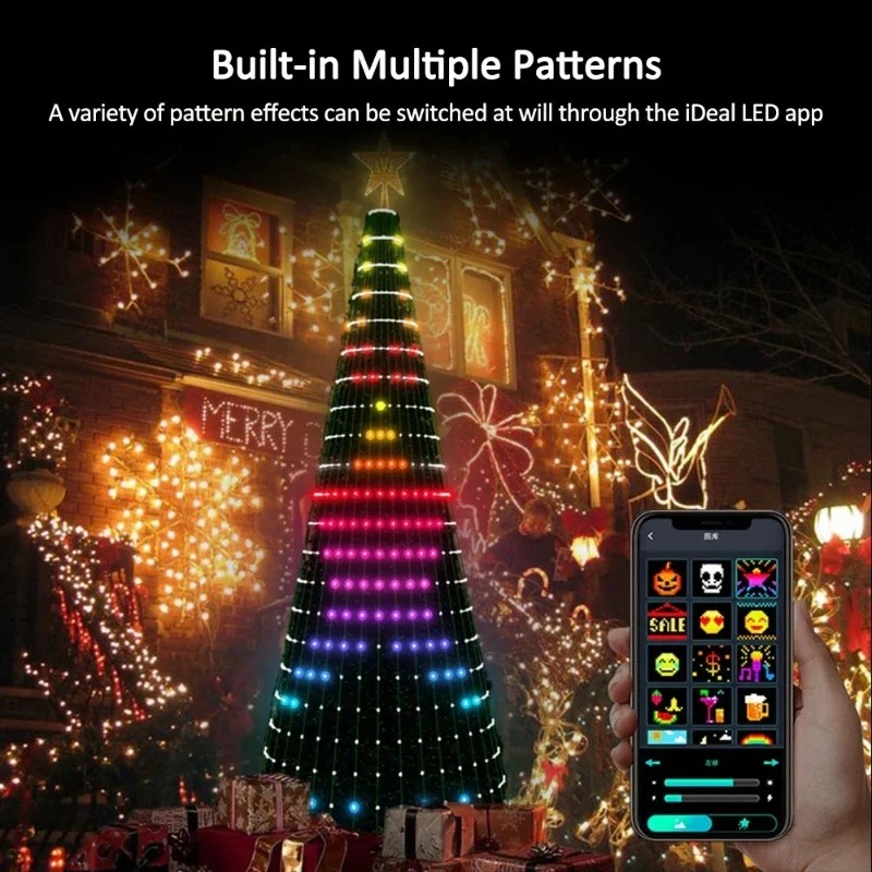 Christmas Star Tree Lights RGB - огляд і ціна Lighting Decoration Ideas