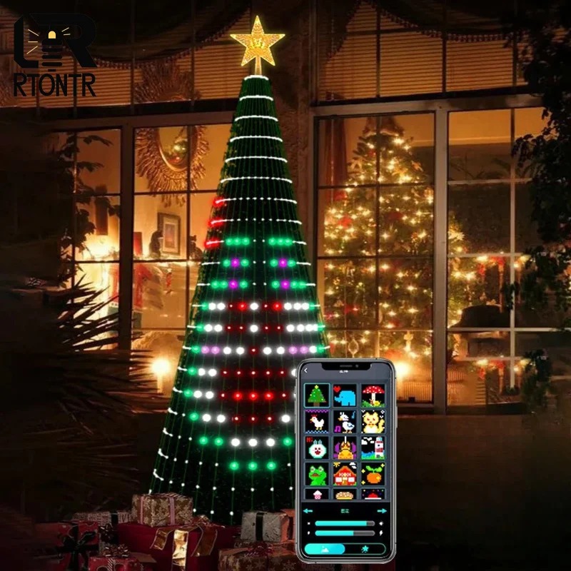 Christmas Star Tree Lights RGB - огляд і ціна Lighting Decoration Ideas