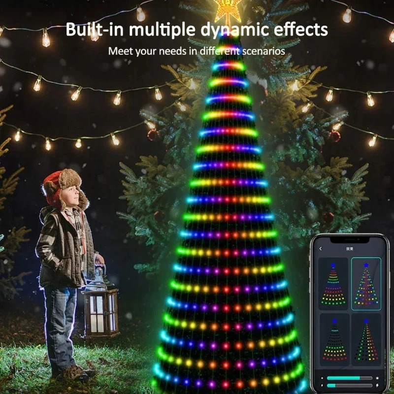 Christmas Star Tree Lights RGB - огляд і ціна Lighting Decoration Ideas