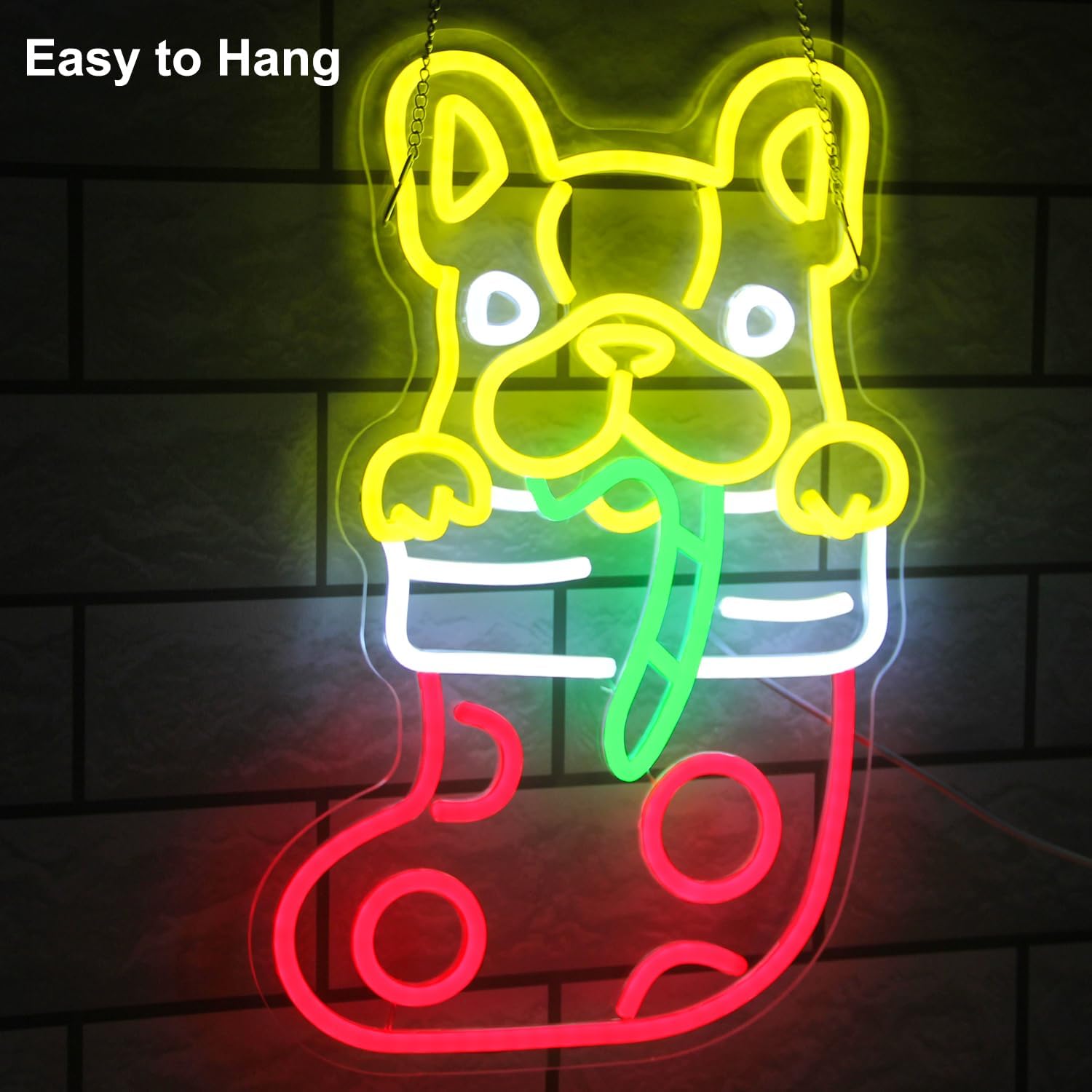French Bulldog Christmas Stock - огляд і ціна Lighting Christmas Decor