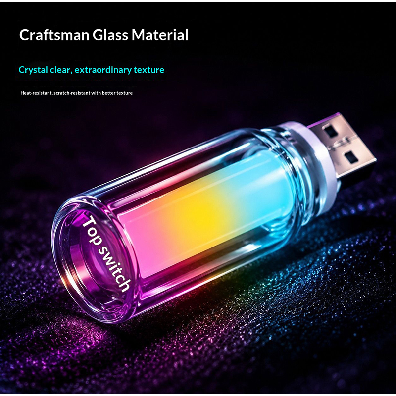 USB Glass Bottle RGB Ambient L - огляд і ціна Lighting Mcqueen Bedroom Decor
